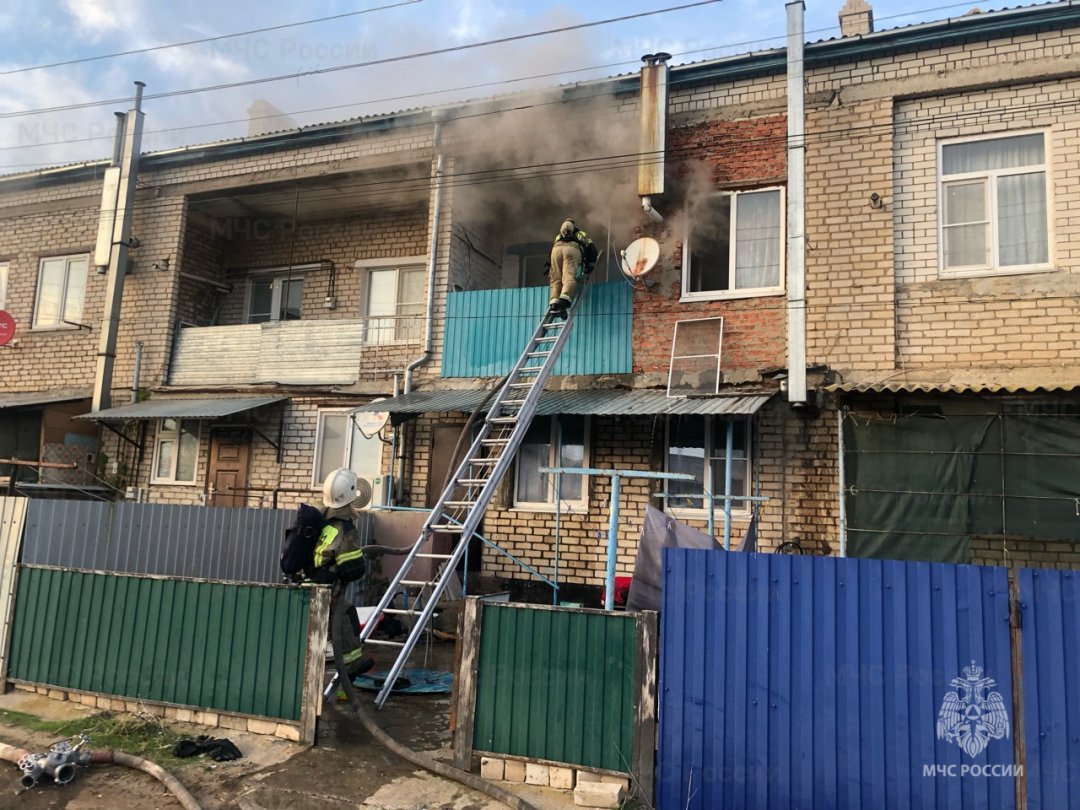 Пожар в Целинном районе